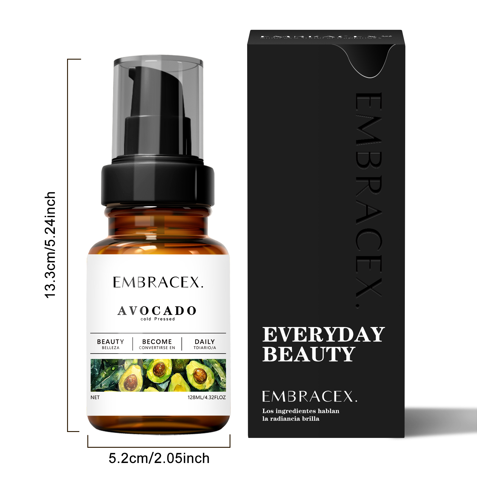 128ml Avocado Oil Carrier Oils - Hair Care Natural Ingredients recension och pris