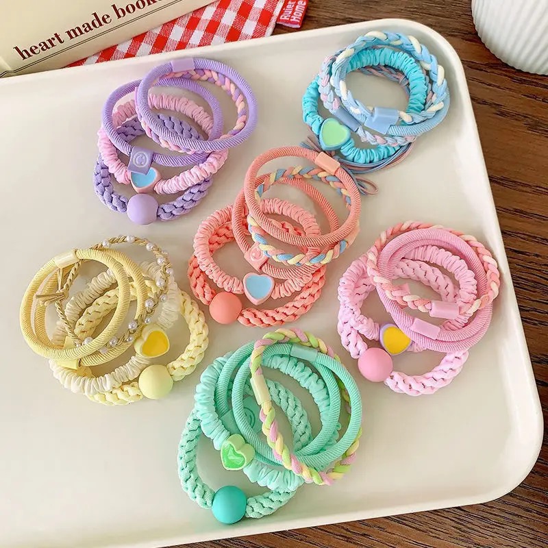 4Pcs/Set Sweet Cartoon Hair Ro - Hair Care Gift Set recension och pris