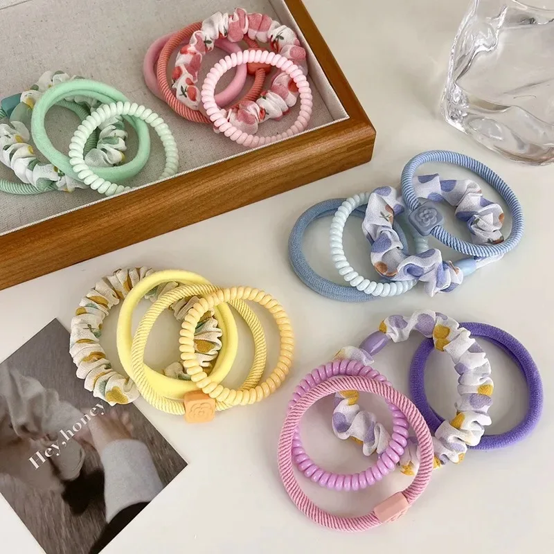 4Pcs/Set Sweet Cartoon Hair Ro - Hair Care Gift Set recension och pris