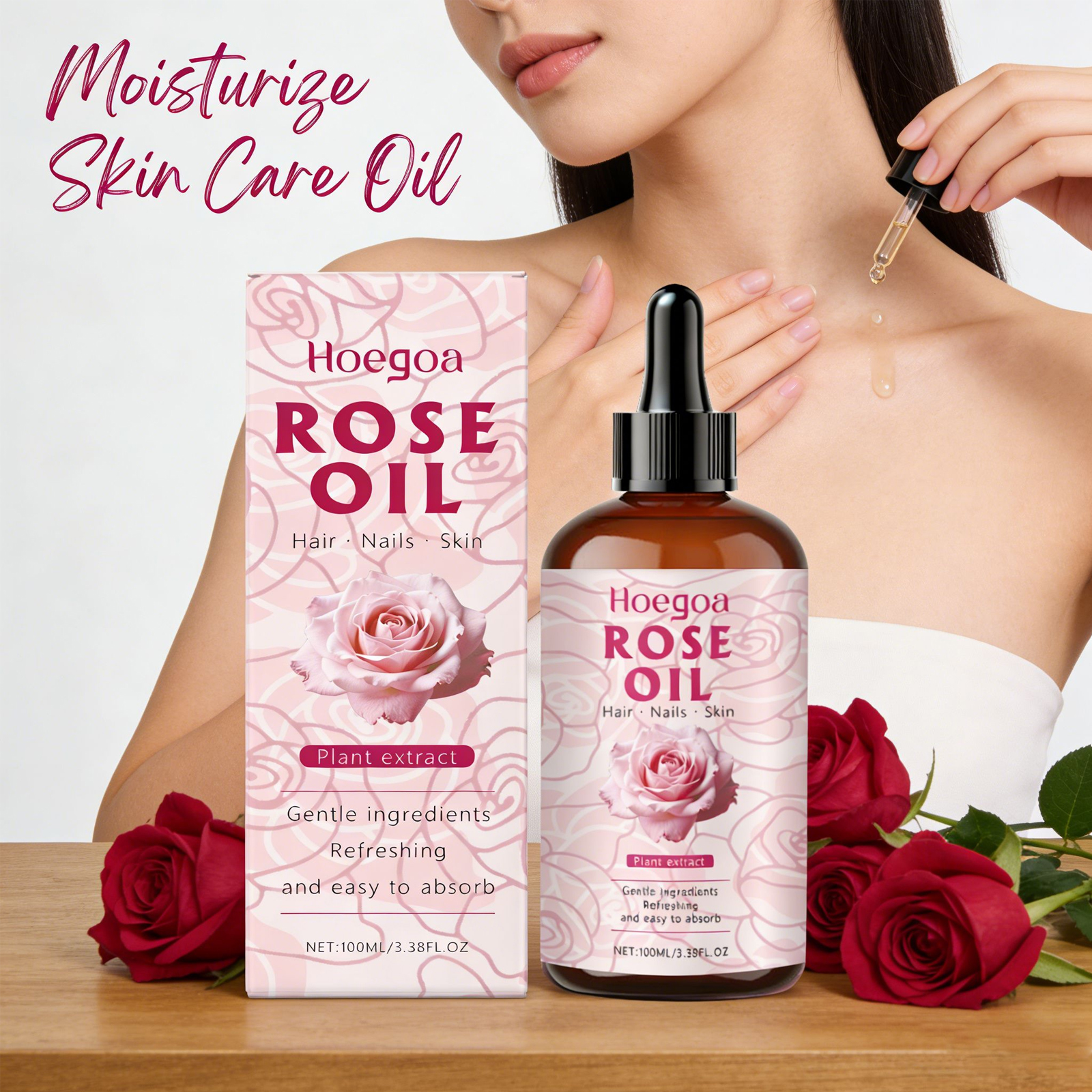 Rose Essential Oil for Hair Fr - Split End Repair Serum recension och pris