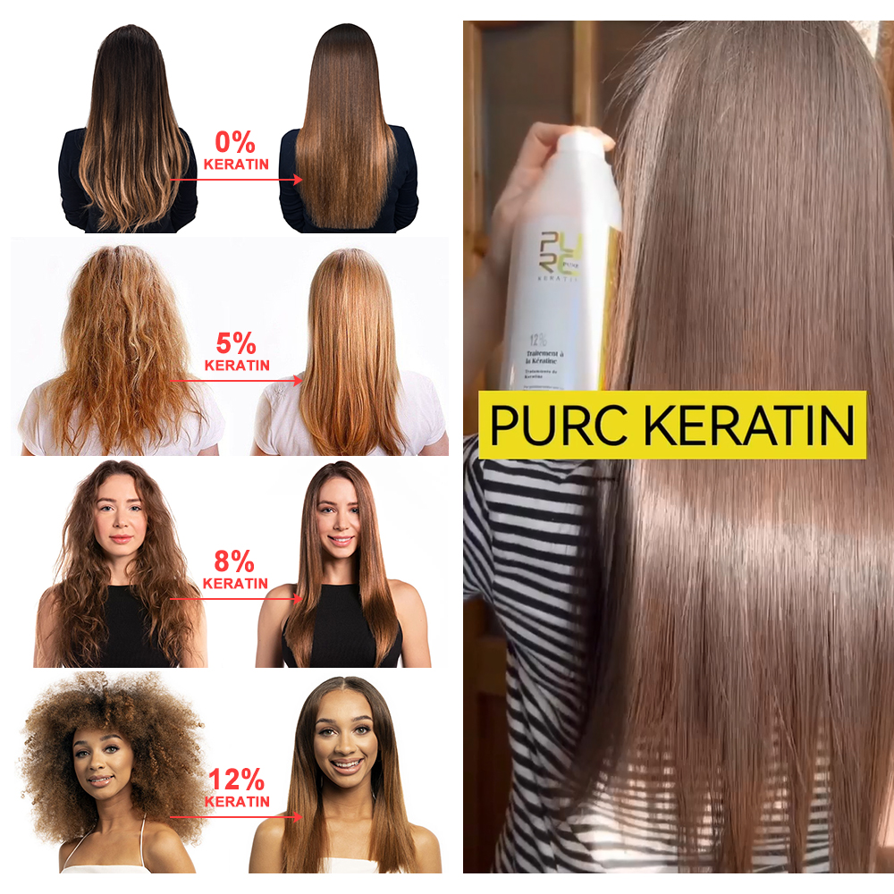 PURC 5% Keratin Smoothing Trea - Hair Care Frizzy Hair recension och pris
