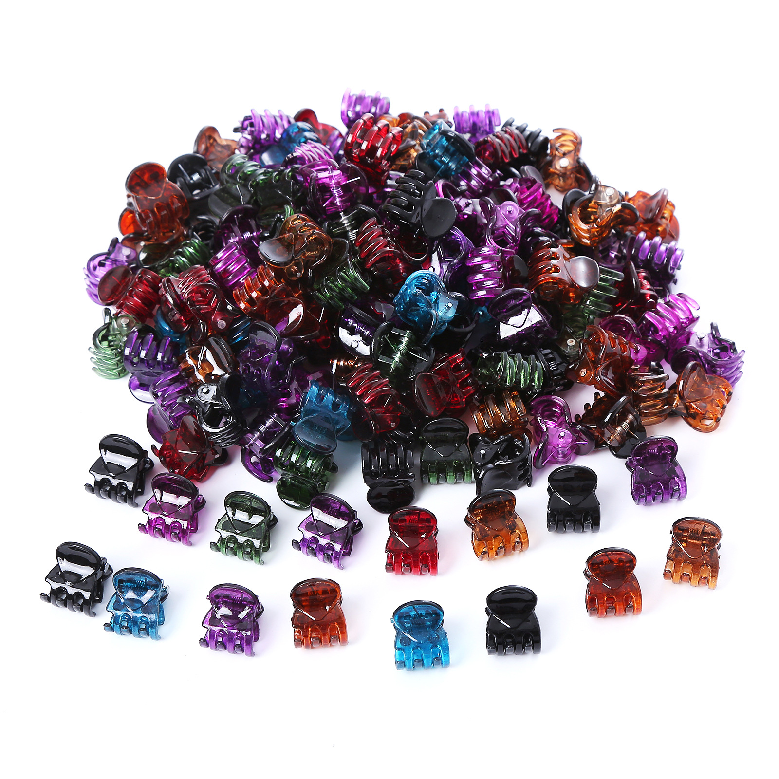 1CM 100Pcs/Set Hair Claw Clips - Hair Care Gift Set recension och pris