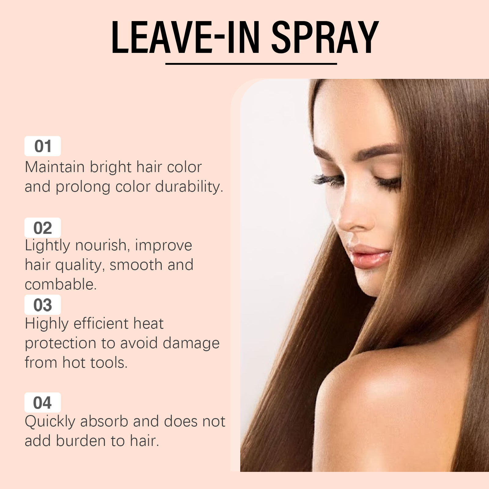 Hair Care Spray Moisturizing F - Split End Repair Serum recension och pris