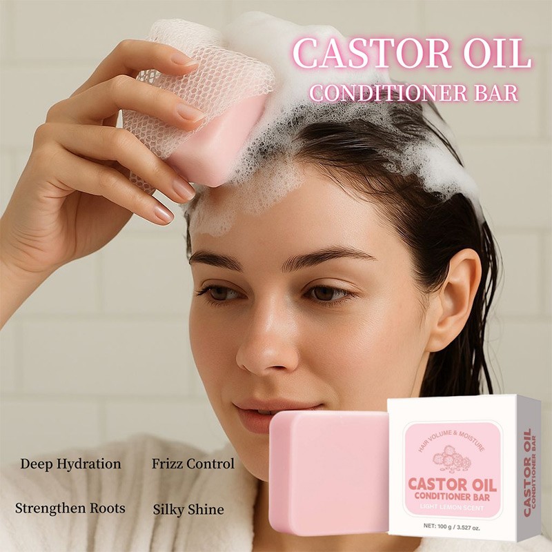 Castor Oil Conditioner Soap Ba - Hair Care Frizzy Hair recension och pris