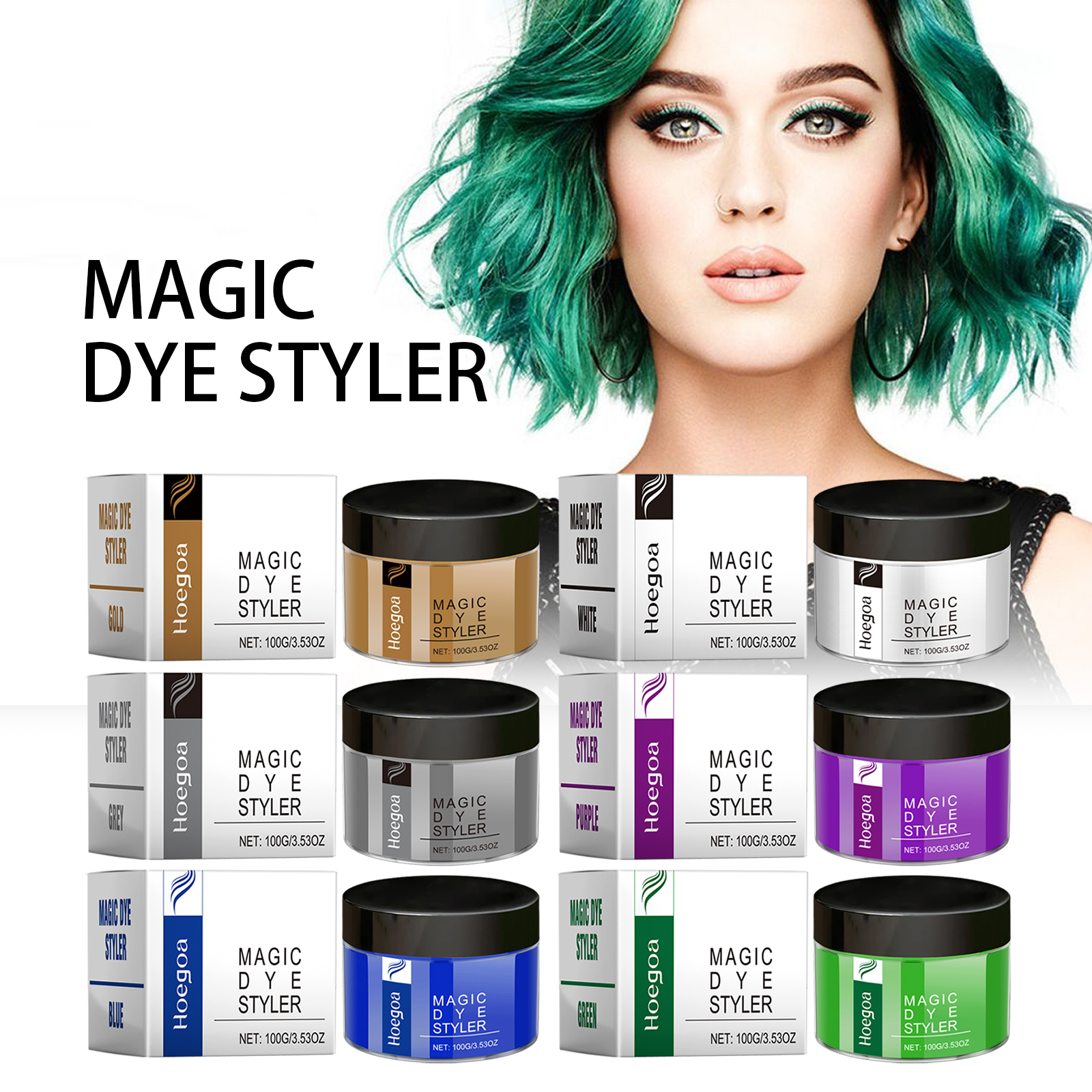 Hair Wax Series Colorful Hair  - Hair Care Natural Ingredients recension och pris